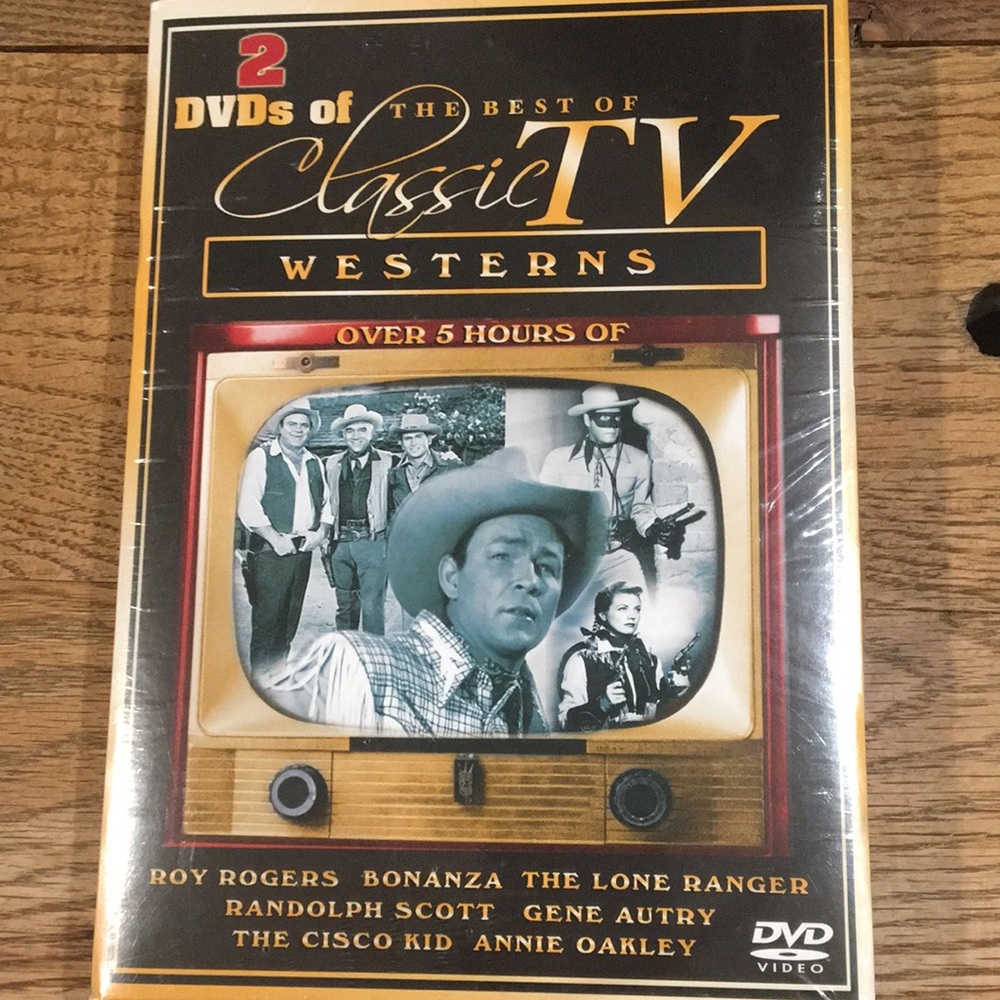 The best of classic TV Westerns 5 hours  2 DVDs New in sealed package